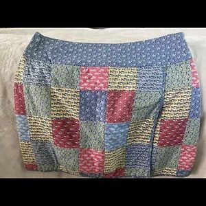 Vineyard vines patchwork skirt